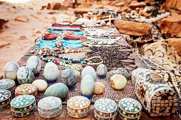 Nabataean rock city, Jordan. — Stockfoto