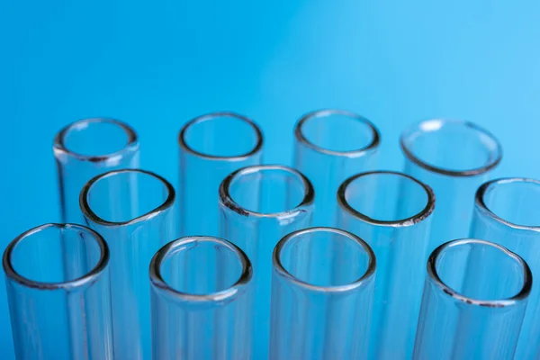 Laboratory Test Tubes Close Laboratory Research Concept — Stock Photo, Image