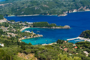  Paleokastritsa bay, Corfu Island, Yunanistan
