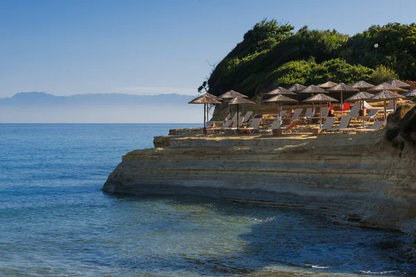 Canal Amor Canal Amour Praia Sidari Corfu Grécia — Fotografia de Stock