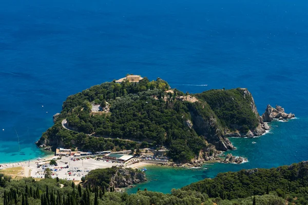 Paleokastritsa Bay Wyspa Korfu Grecja — Zdjęcie stockowe