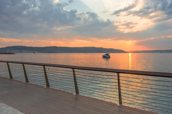 Marmara Denizi güzel gün batımı — Stok fotoğraf