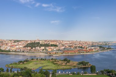 Haliç girişi Eyüp-pierre loti noktasından panoramik manzaralı