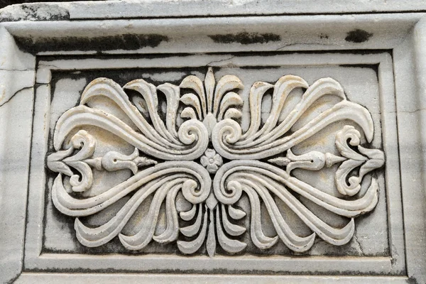 Ornamento del muro esterno, Didyma, Turchia . — Foto Stock