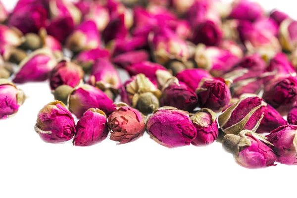 Background with dried roses buds — Stock Photo, Image