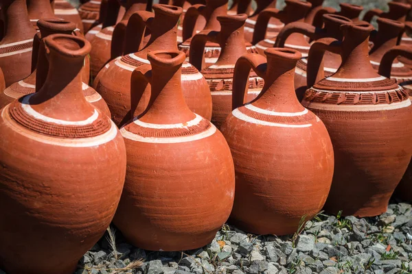 Turkse klei potten — Stockfoto