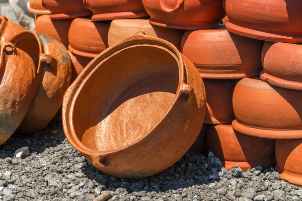 Türkische Tontöpfe — Stockfoto