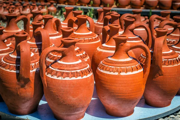 Türkische Tontöpfe — Stockfoto