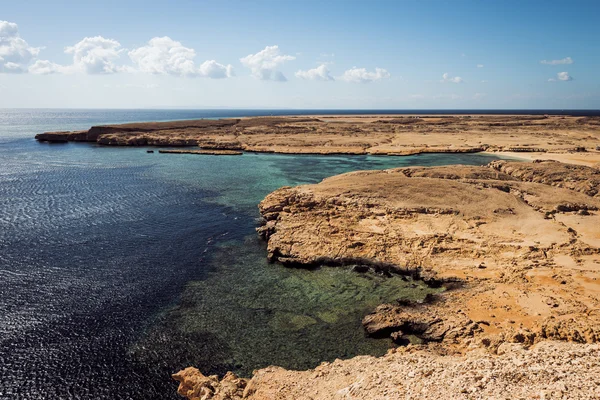 Litoral no Parque Nacional Ras Mohammed no Sinai, Egito . — Fotografia de Stock