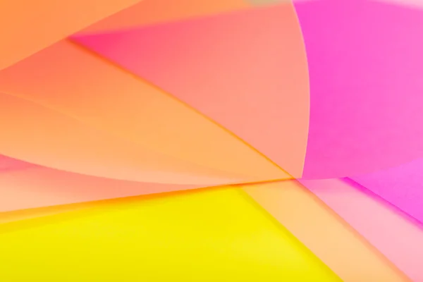 Farbpapiervielfalt. Mehrfachbelichtung. — Stockfoto