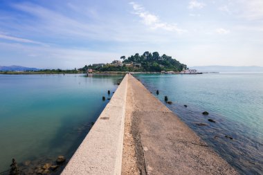 Pontikonissi: Korfu, Yunanistan.