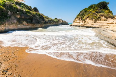 Corfu adasında Sidari kanal d'amour