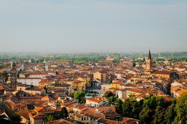 verona'nın panoramik manzarasını