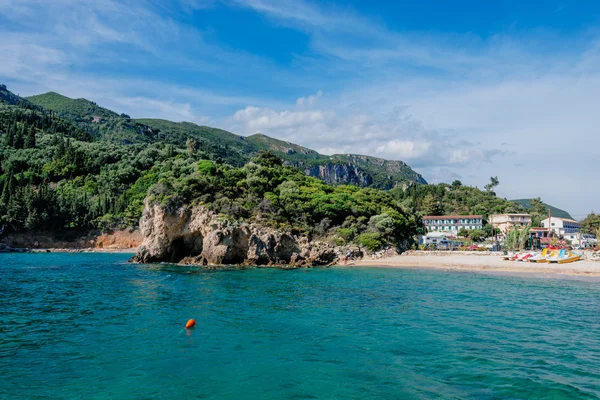 Paleokastritsa bay-Korfu szigetén — Stock Fotó