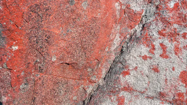 빨간 색조의 자연 암석 표면. 돌 배경. — 스톡 사진