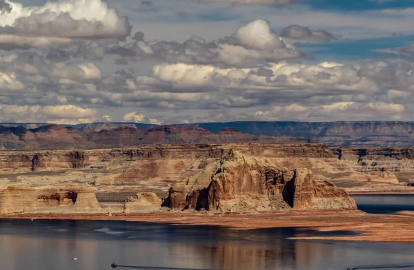 Dicht Bij Heuvel Aan Kant Van Rivier Colorado Gezien Vanaf — Stockfoto