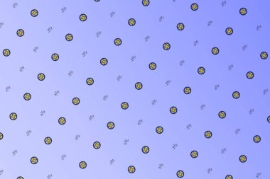 Mor bir gradyan - Dijital desen arka planında iç içe geçmiş desenler