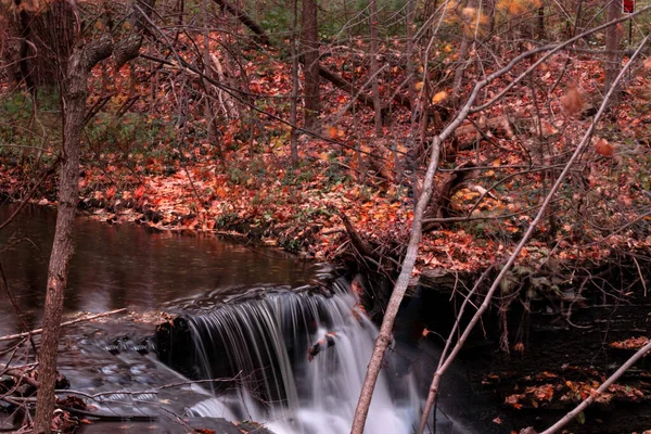 Pequeña Cascada Hermosa También Hermosa Caída Centro Canadá — Foto de Stock