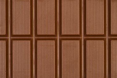 Yukarıdan çekilmiş tatlı, lezzetli bir çikolata kalıbının Macro fotoğrafı. 