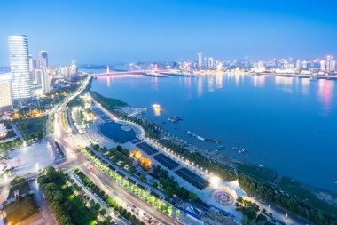 nanchang Çin'de kuş görünümü.