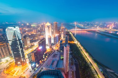 nanchang Çin'de kuş görünümü.
