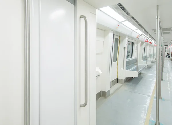 Vista de un vagón subterráneo — Foto de Stock