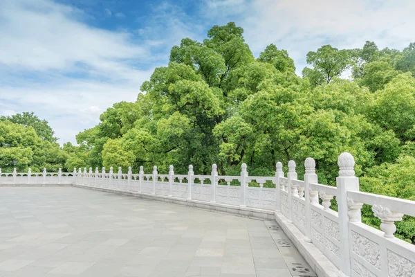 Ornamental stone fences — Stock Photo, Image