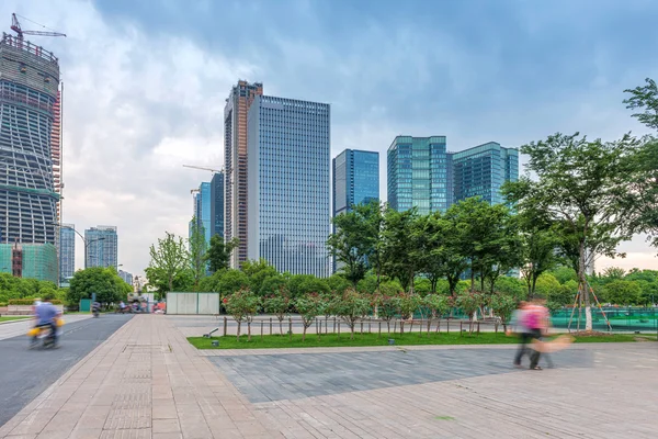 Hangzhou modern binalar — Stok fotoğraf