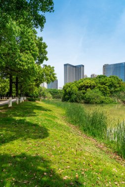 Çin 'deki Lakeside modern ofis binası