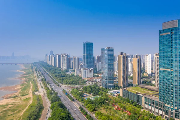 Vista Panorâmica Nanchang Capital Jianxi — Fotografia de Stock