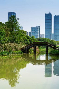 Çin 'deki Lakeside modern ofis binası