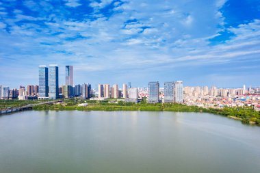 Çin 'deki Lakeside modern ofis binası