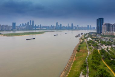 Çin nanchang 'ının panoramik resmi