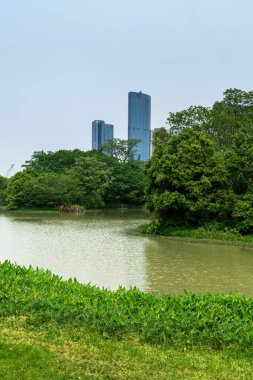 Çin 'deki Lakeside modern ofis binası