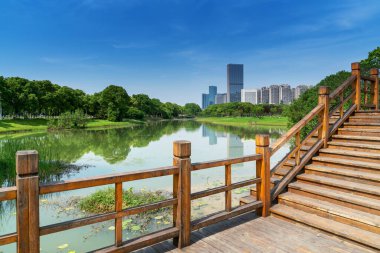 Çin 'deki Lakeside modern ofis binası