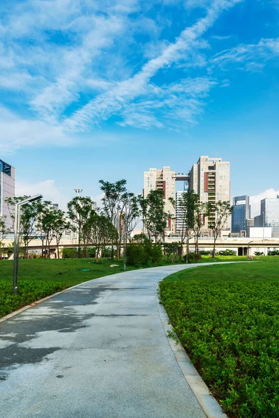 Passarela Cidade Moderna — Fotografia de Stock