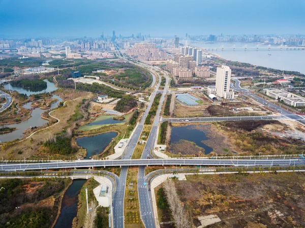 Vista Panorámica Nanchang Capital Jianxi — Foto de Stock