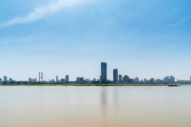 Nanchang 'ın Şehir Sahnesi Yeni Bölge, Jiangxi, Çin