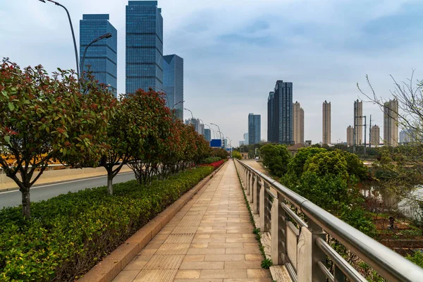 Pasarela Ciudad Moderna — Foto de Stock