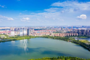 Çin 'deki Lakeside modern ofis binası