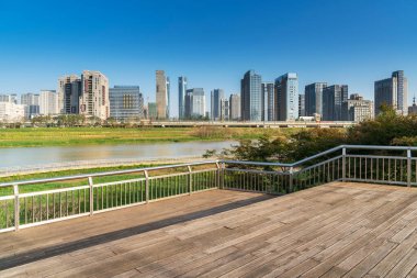 Nanchang 'ın Şehir Sahnesi Yeni Bölge, Jiangxi, Çin