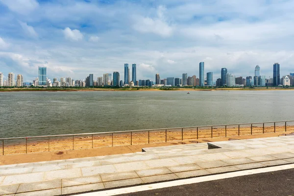 Nanchang Şehir Sahnesi Yeni Bölge Jiangxi Çin — Stok fotoğraf