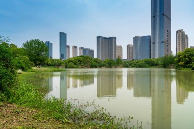 Çin 'deki Lakeside modern ofis binası