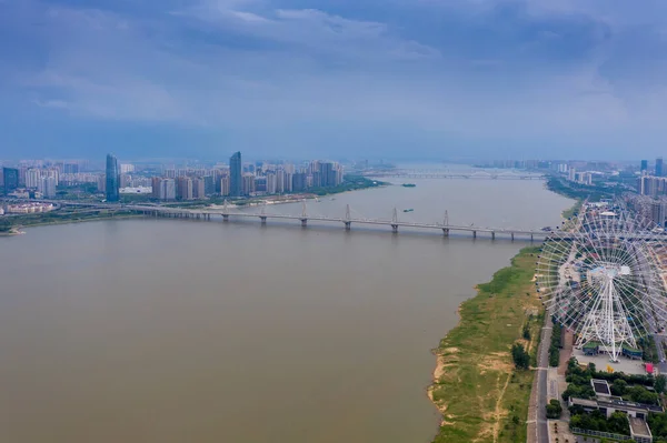 Panoramiczny Obraz Chińskiego Nanchang — Zdjęcie stockowe