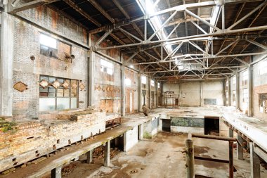 eski terk edilmiş fabrika