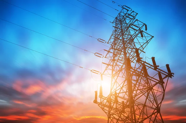 High-voltage tower — Stock Photo, Image