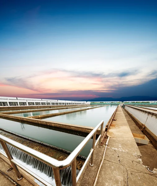 Water cleaning facility outdoors — Stock Photo, Image