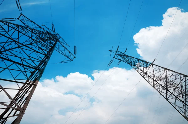 High-voltage tower — Stock Photo, Image