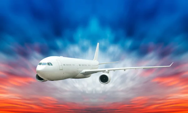 Large passenger plane — Stock Photo, Image