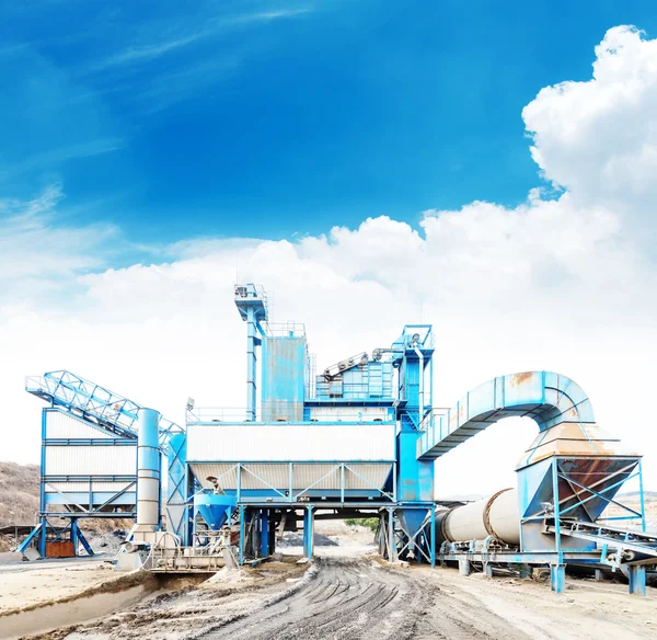 Plan de minería y procesamiento a cielo abierto — Foto de Stock